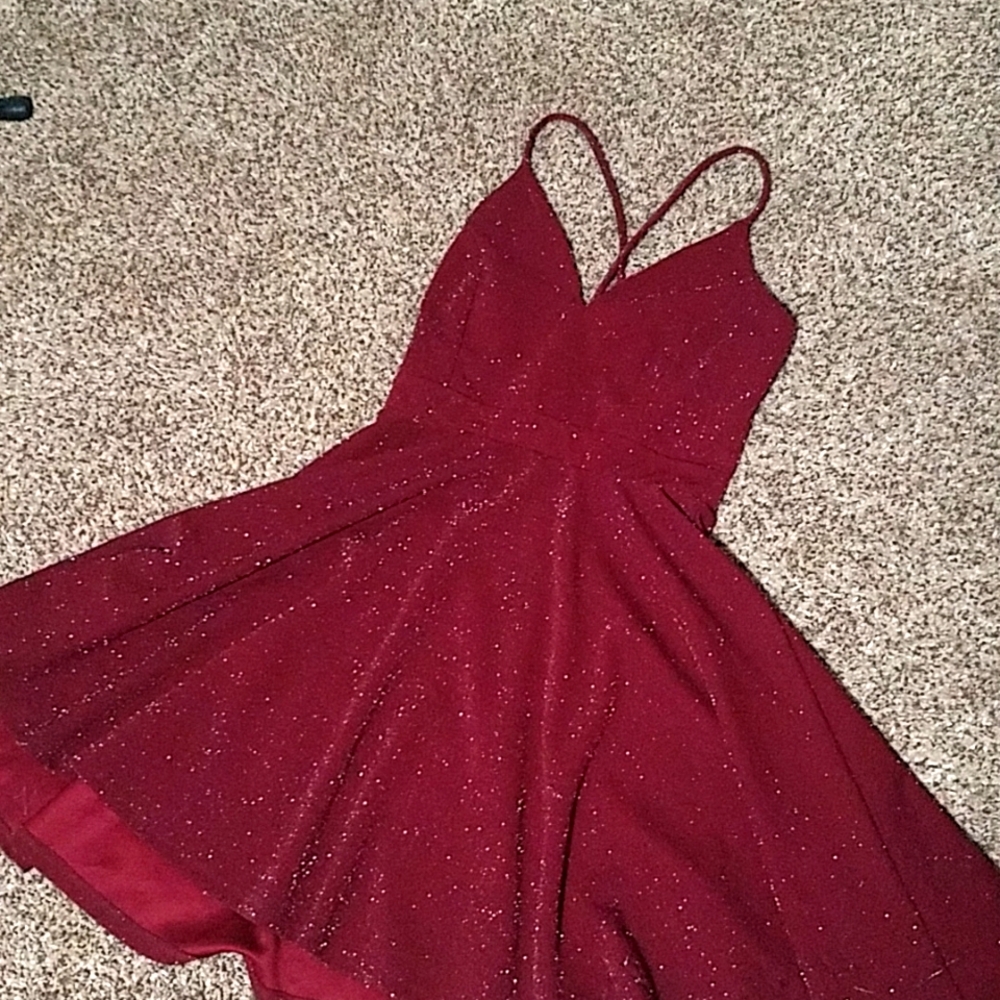 Handmade medium burgundy